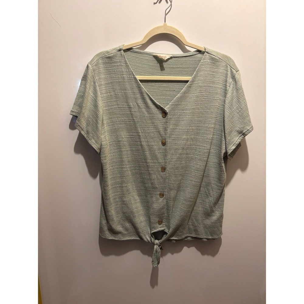 Weatherproof Vintage Sage Green Ladies Size Large Pit To Pit‎ 20" Length 24"